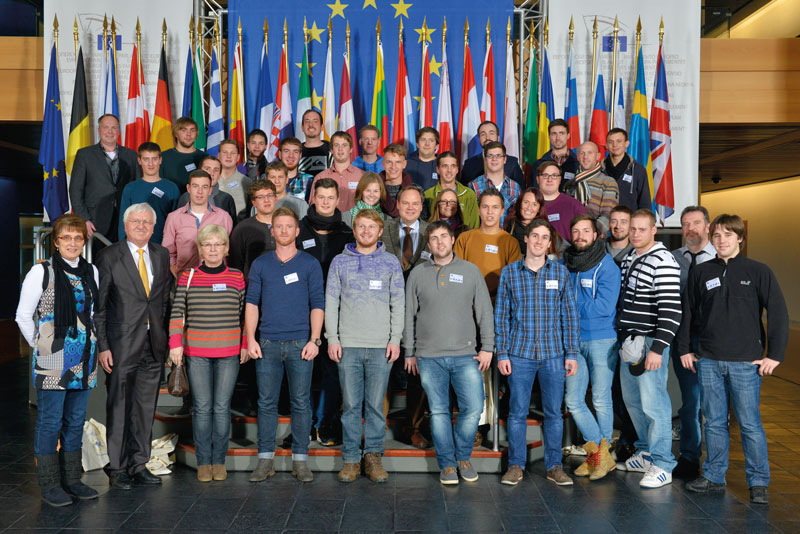 Techniker zu Besuch