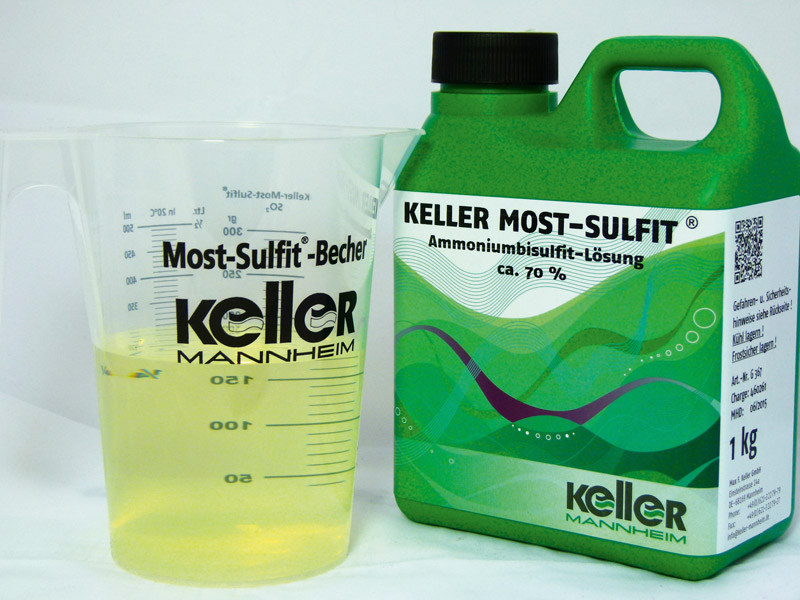 KELLER MOST-SULFIT jetzt neu auf dem Markt