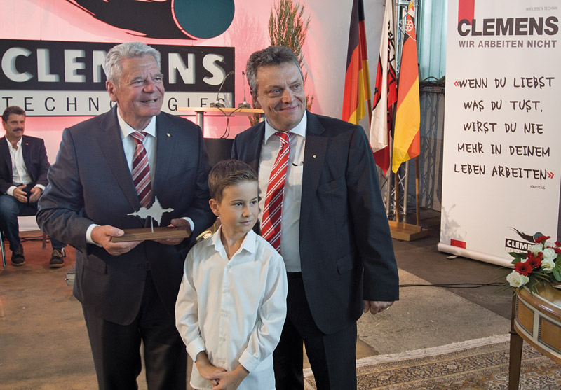Bundespräsident Gauck besuchte Clemens