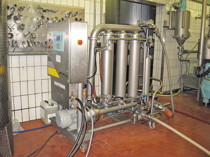 Crossflow-Filtration: Dynamischer Kreislauf im Keller