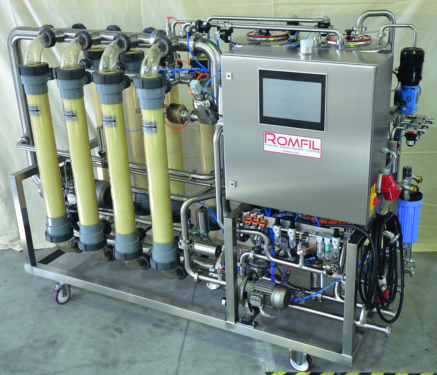 Romfil – Cross-Flow für schonende Filtration