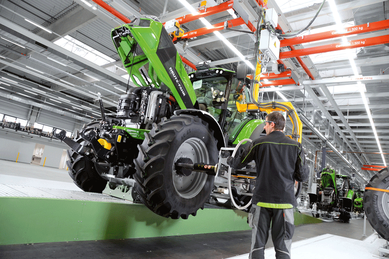 Deutz-Fahr: Traktorenwerk hat Produktion aufgenommen