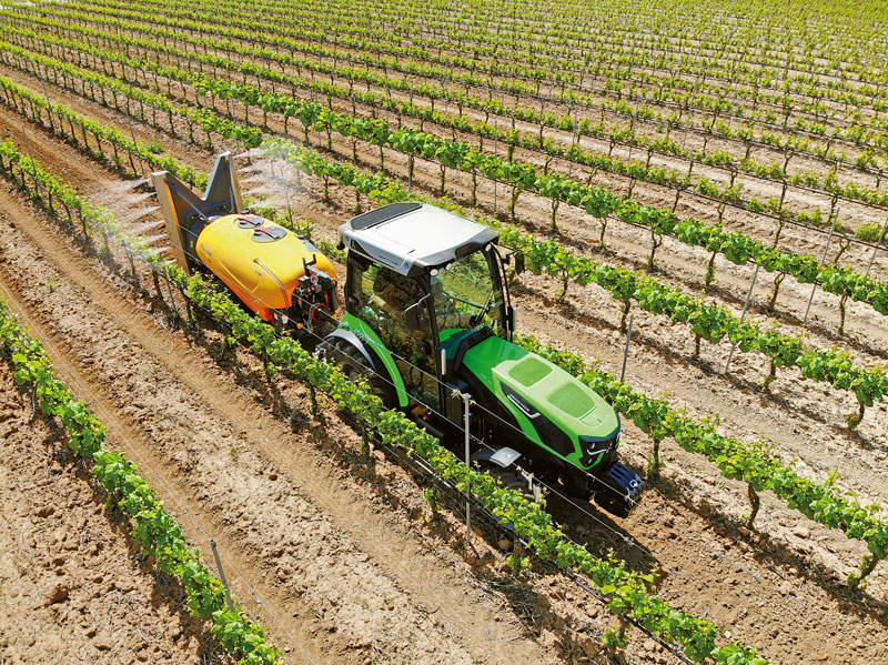 Schlepper für den Weinbau