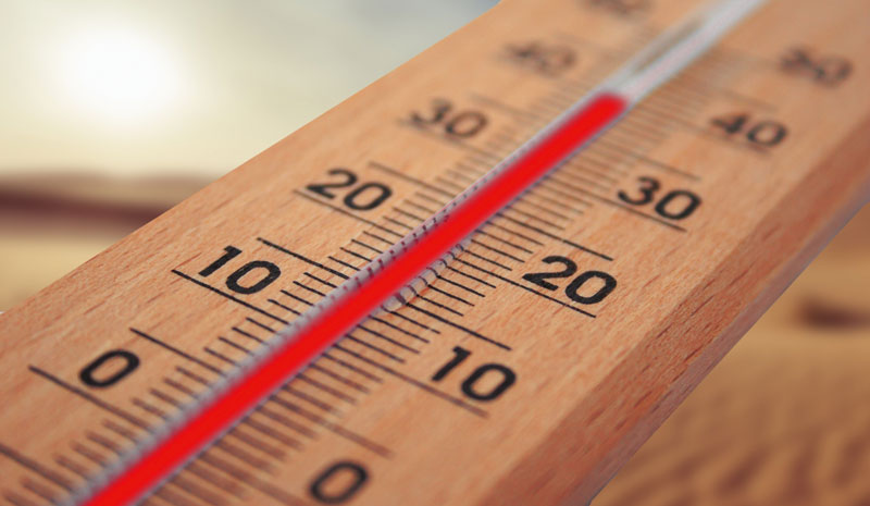 Temperaturanstieg in der Reifephase