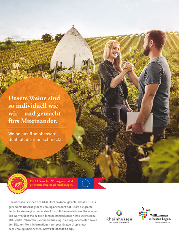 Rheinhessen: Weinwerbung legt den Fokus auf die Herkunft