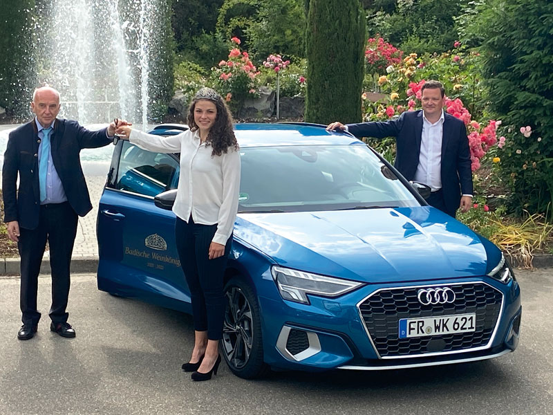 Baden: Neuer Dienstwagen für die Badische Weinkönigin