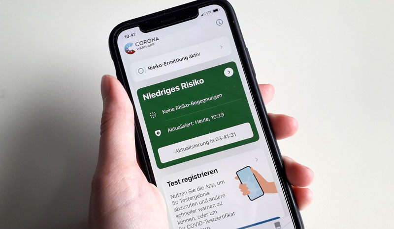 Corona-Apps zur Kontakterfassung
