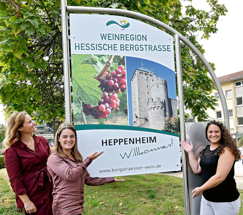 Hessische Bergstraße: Weinroute Hessische Bergstraße eingeweiht