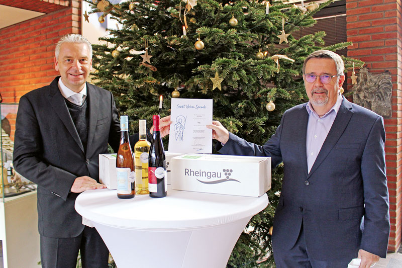 Rheingau: 2.982 Flaschen Wein für Sankt Urban-Spende
