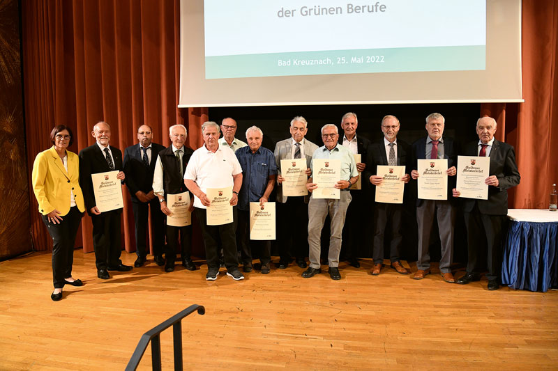 Rheinland-Pfalz: 50 Jahre mit Herzblut in den Grünen Berufen