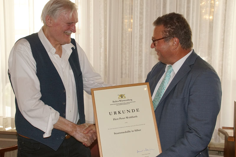 Baden: Badischer Weinbauverband würdigt Peter Wohlfarth