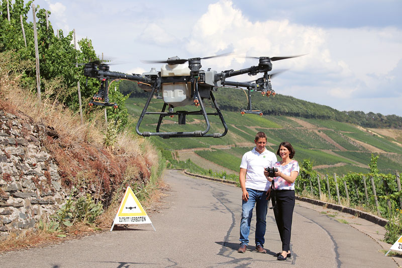 Drohnen helfen Steillagen zu erhalten