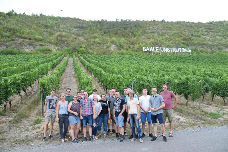 RLP und BaWü: Landjugend erkundet Weinbau in Saale-Unstrut