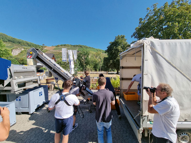 Großes Medienecho beim Start der Hauptweinlese