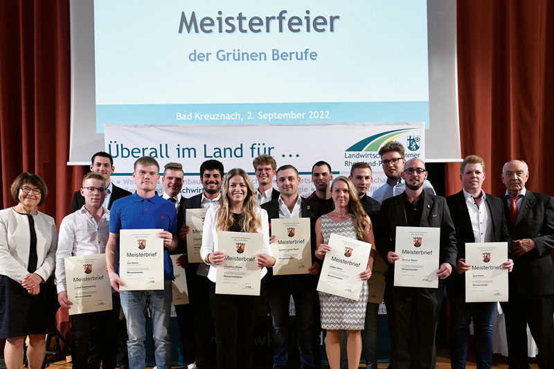 Rheinland-Pfalz: Meisterfeier der Grünen Berufe