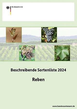 Beschreibende Sortenliste für Reben 2024