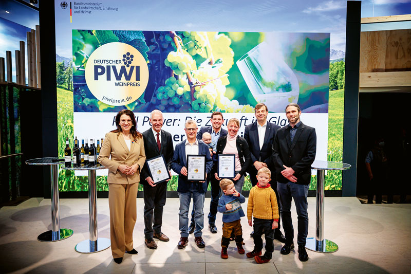 Ehrung der besten Piwi-Preisträger