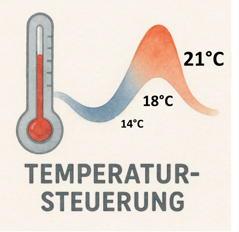 Gärtemperatur als Stellschraube