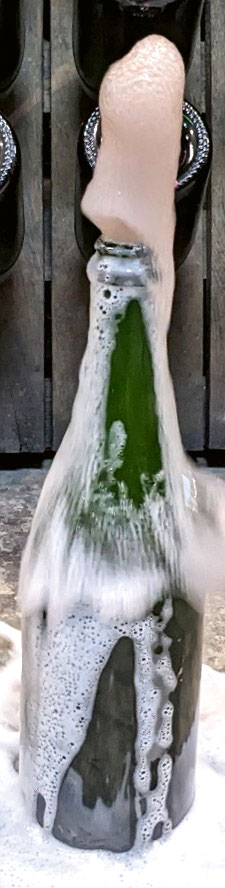 Gushing – das Schaumweingewitter