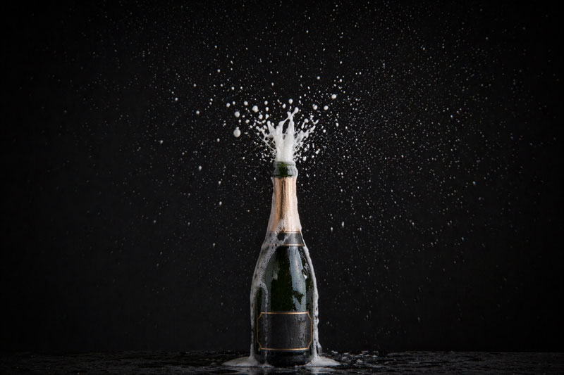 Gushing – das Schaumweingewitter