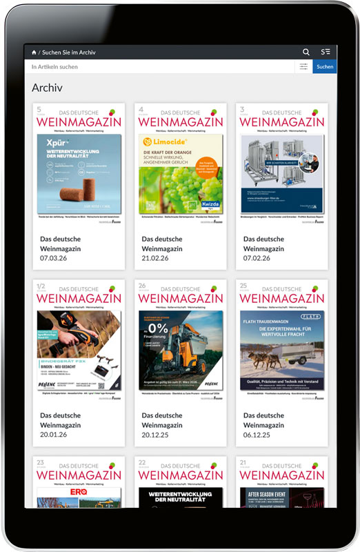 DAS WEINMAGAZIN jetzt auch digital lesen