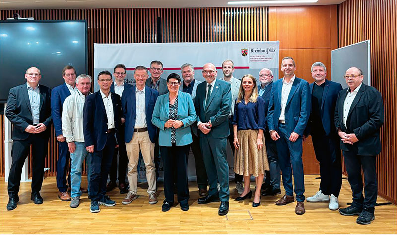 Treffen mit Weinbauministerin Schneider